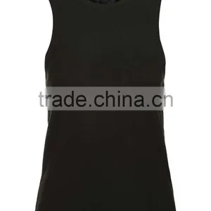 JXY Basic Black Tank Top for Woman thumbnail-1