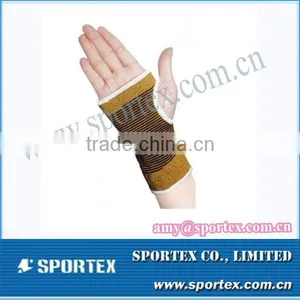 New Arrivals Brown Elasticated Hand Sleeve Arthritis Palm Glove Support MZ0497 thumbnail-1
