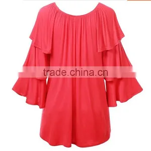 Z&M 2017 Blouse Women Summer Women Casual Blouse Designs Blouse Women thumbnail-2