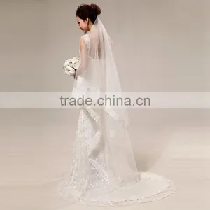 Guangzhou Mermaid Wedding Dresses With Lace and Bead Back Fishtail thumbnail-2