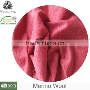 High Quality Knit Merino Wool Jersey Fabric,merino Pink Wool Fabric thumbnail-3
