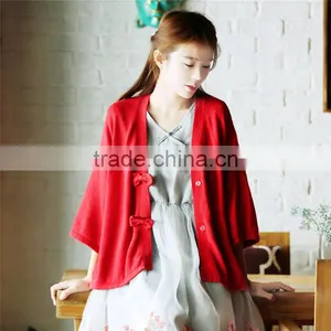 Women Leisure Loose Kimono Cardigan thumbnail-3