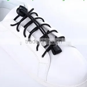 Fashiontable Sports Running Non-slip Polyester Round Elastic Shoe Laces for Kids thumbnail-1