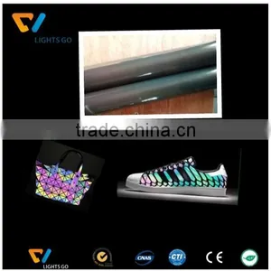 0.8MM Reflective PU Leather for Shoe thumbnail-3