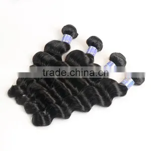 Factory Price 7a Grade Loose Deep Wave Weave Hairstyles , Peruvian Hair thumbnail-2