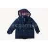 Customized Short Childrens Down Jackets Hooded Padded Jacket With Nylon Lining thumbnail-1