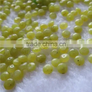 6X3MM Peridot Beads Peridot Stone Rondelle Natural thumbnail-2