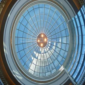 Bolted Connection Steel Structure Glass Dome thumbnail-2