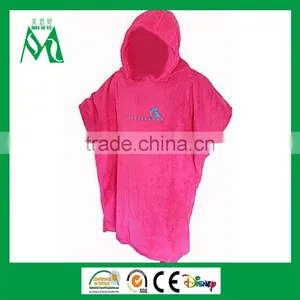 Women Poncho Towel Custom Cotton Changing Beach Towel Robe thumbnail-1