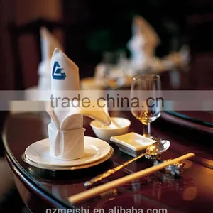 OEM Custom 100% Cotton Solid Color Wedding Napkin thumbnail-1