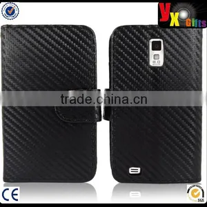 Wallet Case for Samsung Galaxy S2 T989 T-mobile Pu Leather Wallet Card Flip Open Case Cover Pouch thumbnail-1