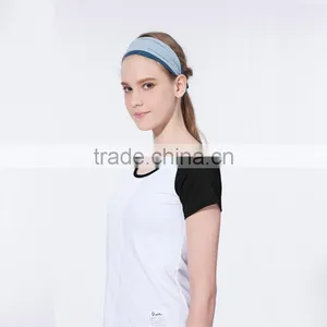 Women Stylish 2 Tone Elastic Sport Hair Band thumbnail-3