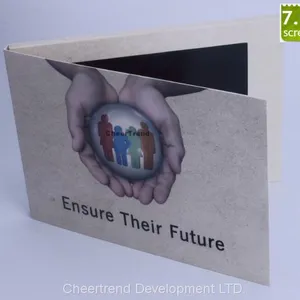 Showcase Company Service 7'' Lcd Video Greeting Card for Business Gifts thumbnail-4