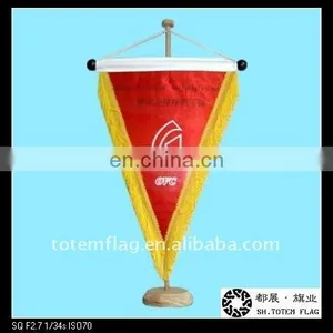 Wooden Flag Pole And Stand Table Flag thumbnail-1