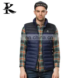 Western Winter Khaki Ultralight Windbreaker Mens Down Vest Jacket thumbnail-3