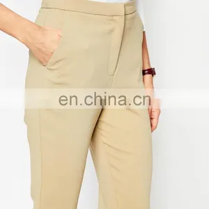 2015 Women Ladies Flare Trousers Tailored Long Leg Kick Pants Trouser Fashion Latest New Design thumbnail-2