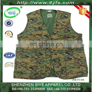 Woodland Digital Camouflage Tactical Combat Vest thumbnail-1