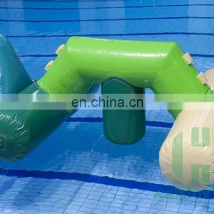 HI Crazy Pool Games Giant Inflatable Water Park Slides for Sale thumbnail-5
