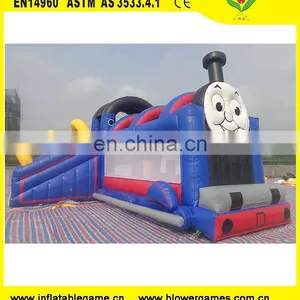 Hot Sale Inflatable Bouncer Slides Combo Thomas Train thumbnail-1