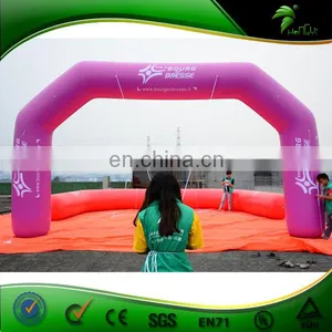 Fuxia Exhibiton Display Inflatable Arch , High Quality Inflatable Line Arch Balloon thumbnail-1