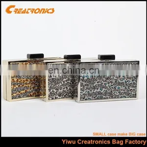 Wholesale 2015 New Design Rectangle Clutch Bag With Glittering Sequins & Evening Bags for Elegant Women thumbnail-1
