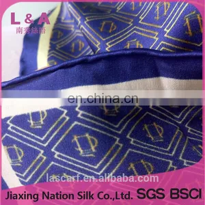 2017 Mens Silk Satin Scarf Digital Printing Hand Rolled thumbnail-3