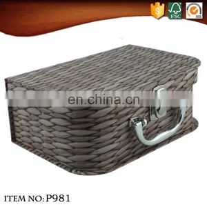 2017 Retro Suitcase Gift Box With Stripe Surface thumbnail-5