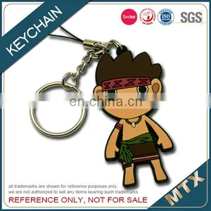 2D Design Soft PVC Keychain thumbnail-5