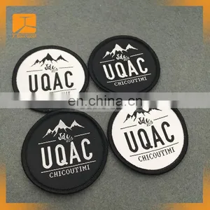 Handmade Embroidery Logo Woven Badge,Customized Fabric Woven Badge thumbnail-4