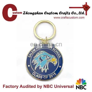 Popular School Souvenir With Epoxy Metal Keychains as Gift Bulks Sale thumbnail-1