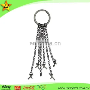 Round Metal Shopping Trolley Coin Key Chain thumbnail-3