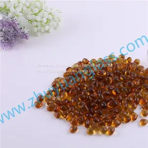 Shandong Zhuyuan Export Recycle Glass Bead Intermix 1-3mm3-6mm6-9mm Amber Aggregates Glass Bead thumbnail-3