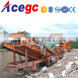 Bridge,building,road Construction Use Sand,gravel Material Making Plant Movable Crushing Station Equipment thumbnail-1