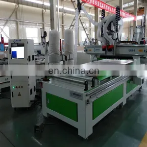Wood Door Making "Expert"!!!synchronous 2 Heads Wood Cnc Router thumbnail-4