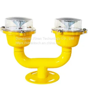 FAA IP68 Double Head Red Flashing Same Time Low Intensity Led Aviation Light thumbnail-3