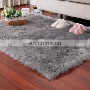 Artificial Sheepskin Fur Rug Faux Fur Carpet thumbnail-1