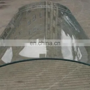 High Quality 12mm Clear Flat/bent Safety Tempered Glass thumbnail-3