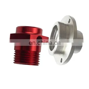 Customized Cheap High Red Anodized Aluminum Precise Cnc Motorcycle Machining Turning Metal Parts Milling Oem Odm Services thumbnail-3