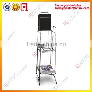 Fashion New Design Useful Metal Magazine Newspaper Rack thumbnail-2