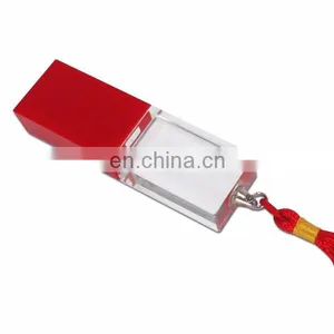 2020 Promotional Usb Flash Crystal 2gb 4gb 8gb Oem Logo Gift Crystal Gift u Disk Memory Sticker for Computer thumbnail-1