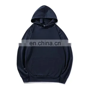 Custom Logo 280gsm High, Quality Plain White Pullover Sweatshirts Oversized Blank Hoodies for Men/ thumbnail-5
