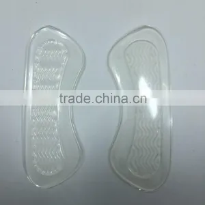 Anti Slip Silicone Gel Heel Insoles Cushions Pads Sticky Massage PU Gel Ladies Foot Gel Heel Insoles thumbnail-1