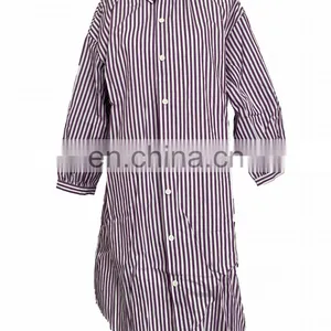 Textile Fabrics 100% Cotton Materials Woven Chinese Cotton Stripe Roll of Fabric thumbnail-3