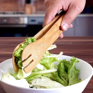 Bamboo Tong Wholesale Salad Tongs Made in China Bamboo Tongs Wholesale thumbnail-1