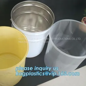 Gallon Bucket Liner Rigid Plastic Pail Liner, PE Round Pond Liner Round Raised Rigid Pond Liner 500liter, pp Steel Pail thumbnail-4