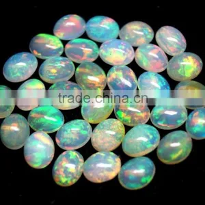 10x8mm Ethiopian Opal Cabochon Oval thumbnail-1