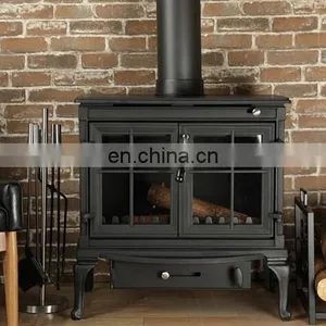 Stone Cheap TV Stand Home Smart Living Room Pellet Cast Iron Fireplaces thumbnail-5