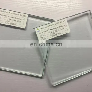 6+4mm Laminated Tempered Glass Heat Strengthened Safety Glass PVB Laminated Glass thumbnail-3