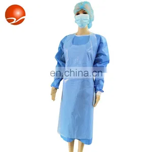 Wholesale Disposable Plastics Apron PE Apron Good Quality Customize Manufacturer for Medical Kitchen Hair Salon thumbnail-1