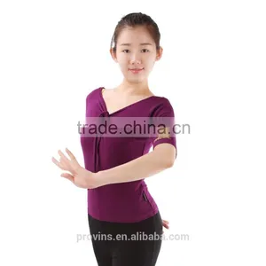 Cotton Drawnstring Long Sleeves Dance Tops thumbnail-6